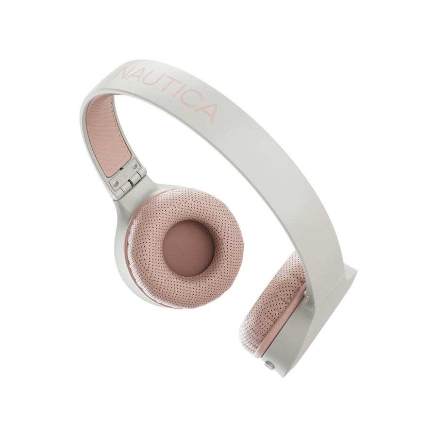 Nautica H120 Stereo Kablosuz Bluetooth Mikrofonlu Kulaküstü Kulaklık Beyaz Pembe - 3