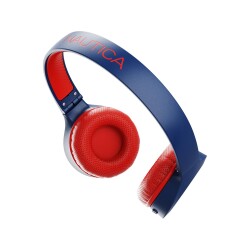 Nautica H120 Stereo Kablosuz Bluetooth Mikrofonlu Kulaküstü Kulaklık Navy Kırmızı - 3