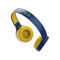 Nautica H120 Stereo Kablosuz Bluetooth Mikrofonlu Kulaküstü Kulaklık Navy Sarı - 3