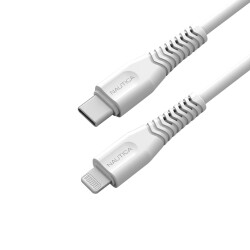 Nautica Lightning to Type-C Cable (4ft) White - Nautica