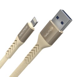 Nautica C40 Lightning to USB-A Cable (7ft) Pink - Nautica