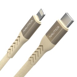 Nautica Lightning to USB-C Cable (4ft) Pink - Nautica