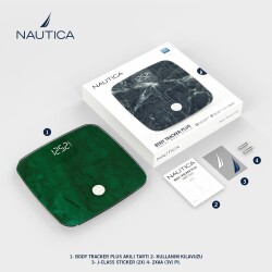 Nautica Marble Collection Body Tracker Plus Akıllı Tartı Yeşil - 6