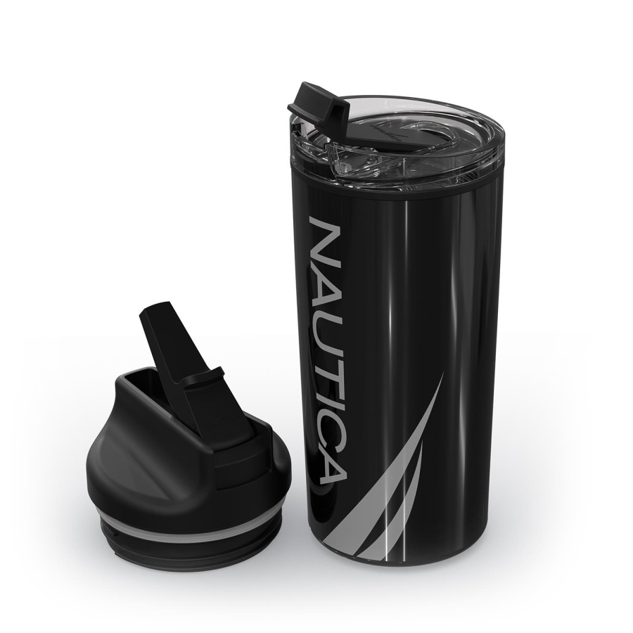 Nautica NTM02 Sport Termos Paslanmaz Çelik 500 ml J.Class Siyah - 1