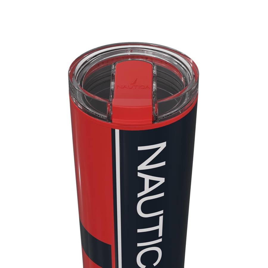 Nautica NTM02 Sport Termos Paslanmaz Çelik 500 ml Navy Kırmızı - 2