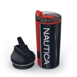 Nautica NTM02 Sport Termos Paslanmaz Çelik 500 ml Navy Kırmızı - Nautica
