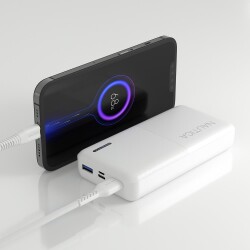 Nautica P200 20W PD 18W QC Hızlı Taşınabilir Şarj Cihazı Powerbank 20.000 mAh Beyaz - 4