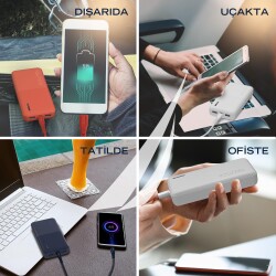 Nautica P200 20W PD 18W QC Hızlı Taşınabilir Şarj Cihazı Powerbank 20.000 mAh Beyaz - 5
