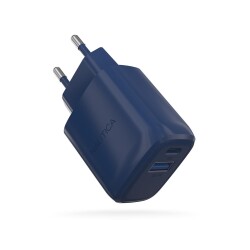 Nautica PD/QC 3.0 Dual port Wall Charger Navy - Nautica