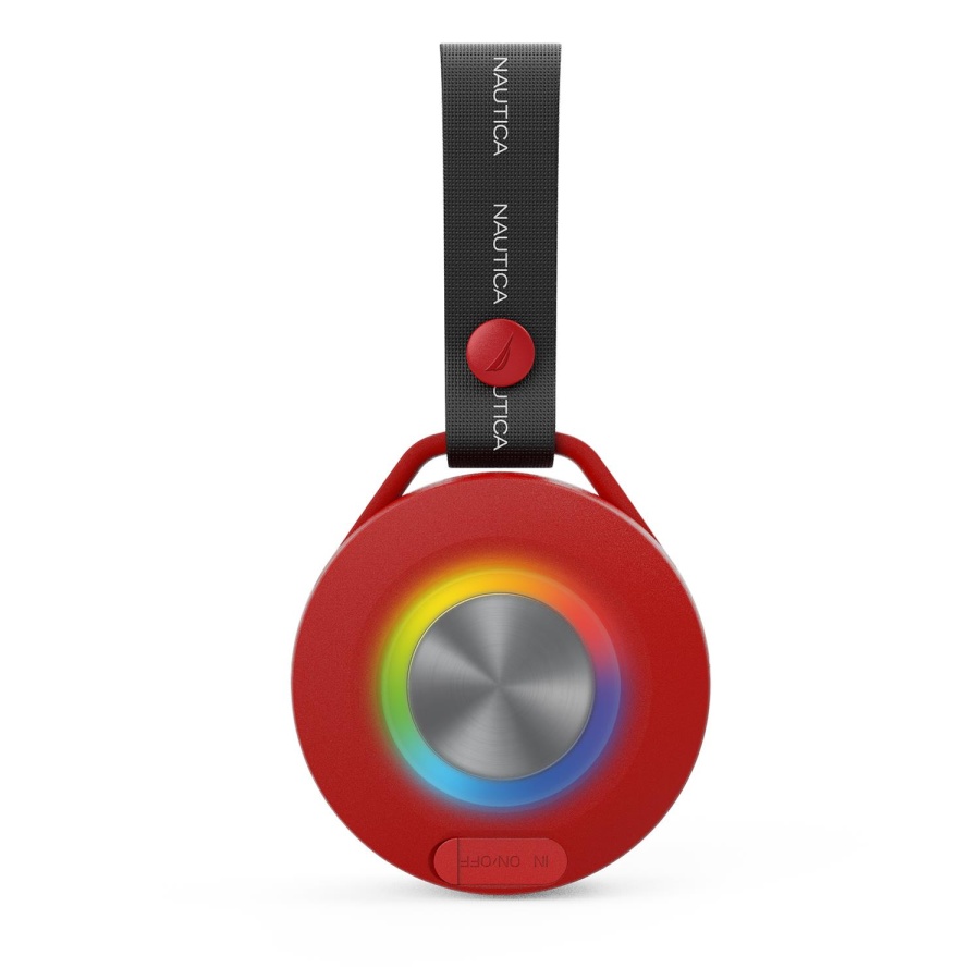 Nautica S20 Taşınabilir Bluetooth Speaker, Hoparlör, Ses Bombası Kırmızı Siyah - 3