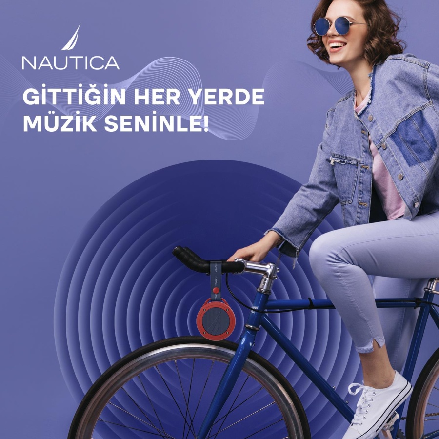 Nautica S20 Taşınabilir BT Speaker Hoparlör Ses Bombası 400mAh Navy Kırmızı - 5