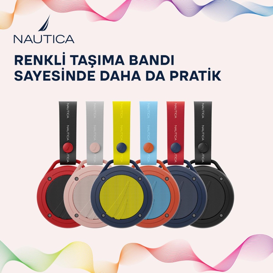 Nautica S20 Taşınabilir Bluetooth Speaker Hoparlör Ses Bombası 400mAh Navy Sarı - 7