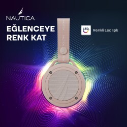 Nautica S20 Taşınabilir Bluetooth Speaker, Hoparlör, Ses Bombası Pembe - 4