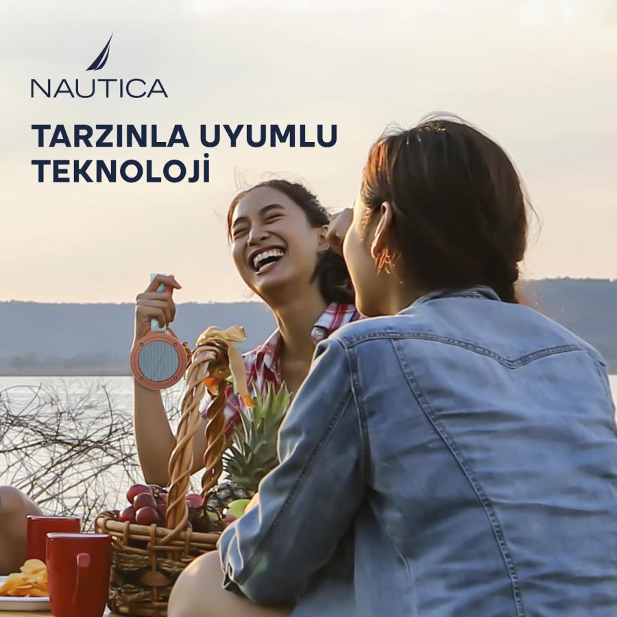 Nautica S20 Taşınabilir BT Speaker, Hoparlör, Ses Bombası Turuncu Mavi - 6