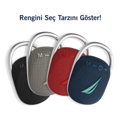 Nautica S30 Taşınabilir Şarjlı Kablosuz Bluetooth Hoparlör Gri - 8