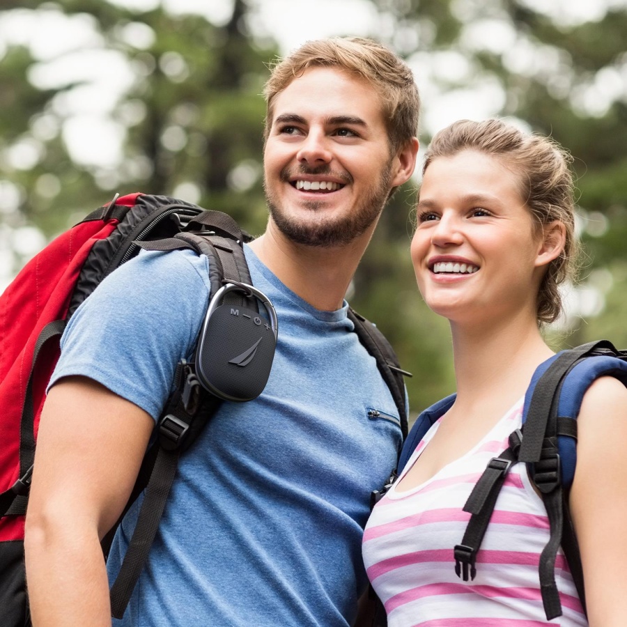 Nautica S30 Taşınabilir Şarjlı Kablosuz Bluetooth Hoparlör Kırmızı - 4