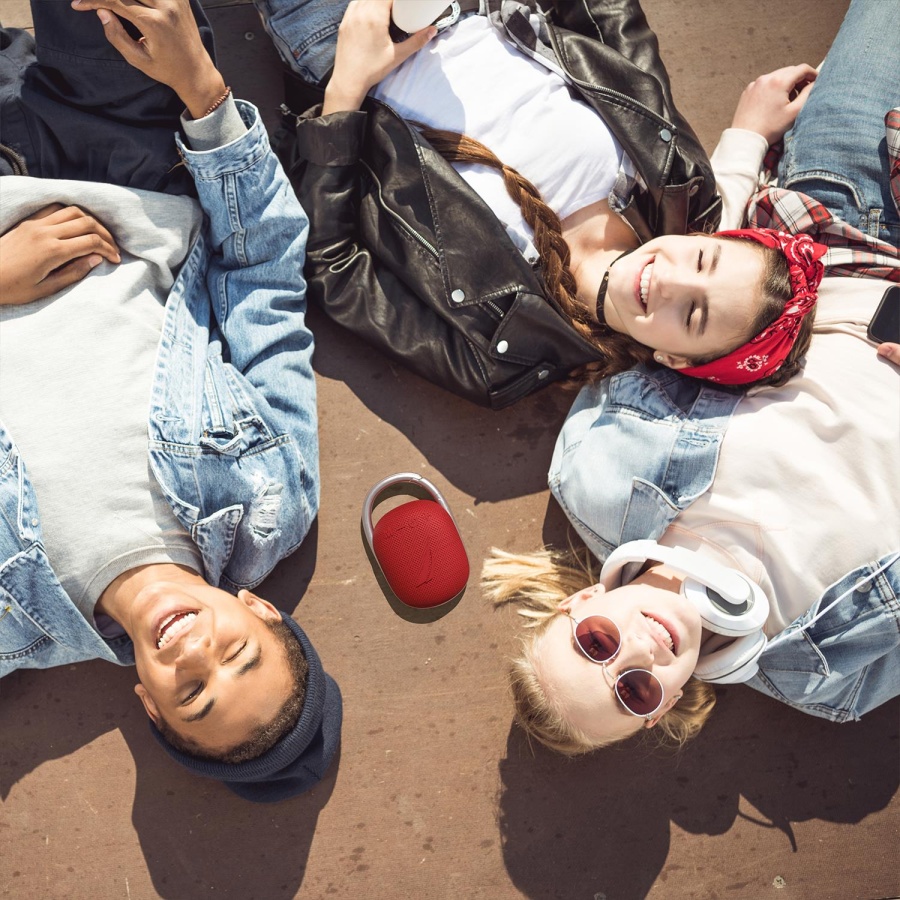 Nautica S30 Taşınabilir Şarjlı Kablosuz Bluetooth Hoparlör Kırmızı - 5