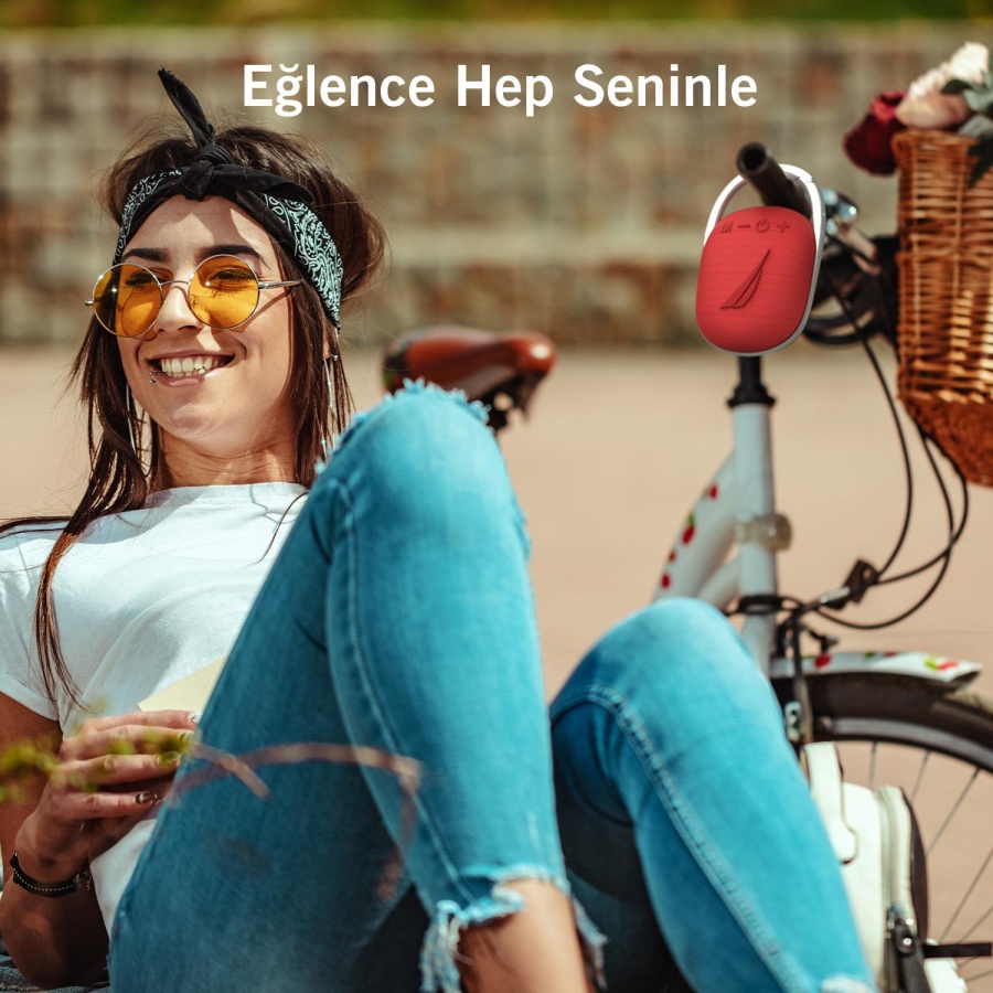 Nautica S30 Taşınabilir Şarjlı Kablosuz Bluetooth Hoparlör Siyah - 6