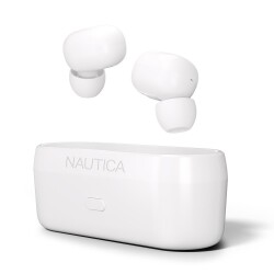 Nautica T300 TWS Earbuds With Charging Case White - Nautica