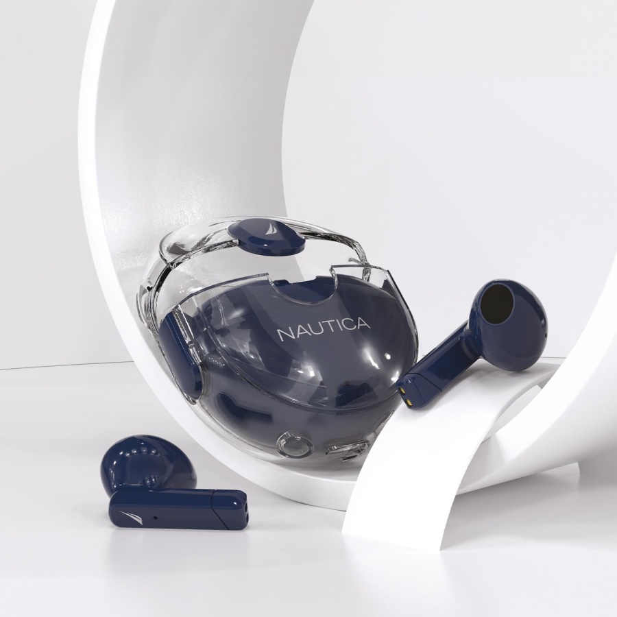 Nautica T480 Kablosuz BT Stereo Kulak İçi Kulaklık Navy - 4