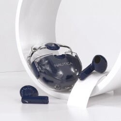 Nautica T480 Kablosuz Bluetooth Stereo Kulak İçi Kulaklık Navy - 4