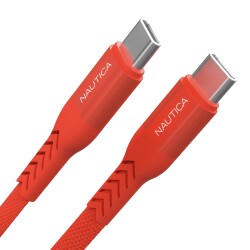 Nautica USB-C to USB-C Cable (4ft) Red - Nautica