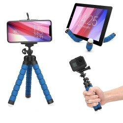 Onyo ONY03 3'lü Esnek Tripod Mavi - 1