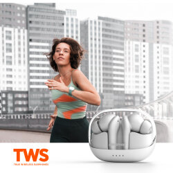 Polosmart FS100 TWS Kablosuz Kulaklık - Beyaz - 3