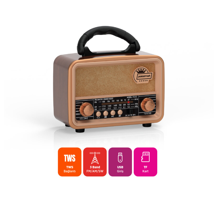 Polosmart FS103 Nostalijik Radyo - 2