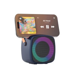 Polosmart FS105 Taşınabilir Şarjlı Kablosuz BT Hoparlör 1200 mAh Speaker Siyah - 3