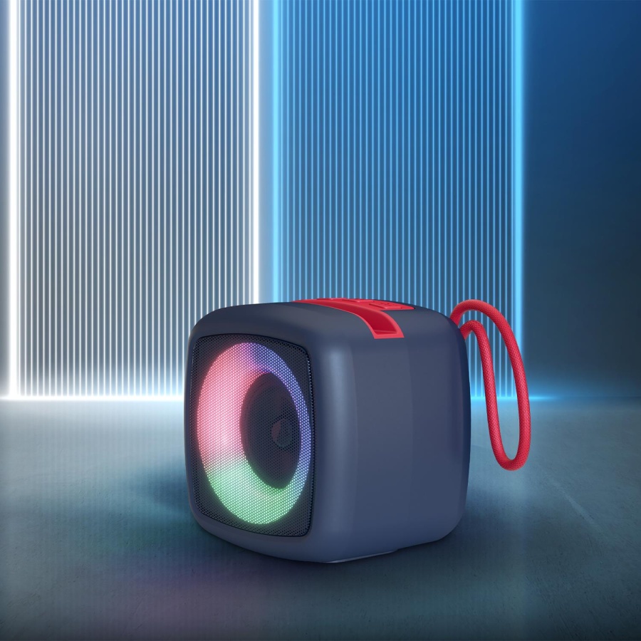 Polosmart FS105 Taşınabilir Şarjlı Kablosuz BT Hoparlör 1200 mAh Speaker Siyah - 4