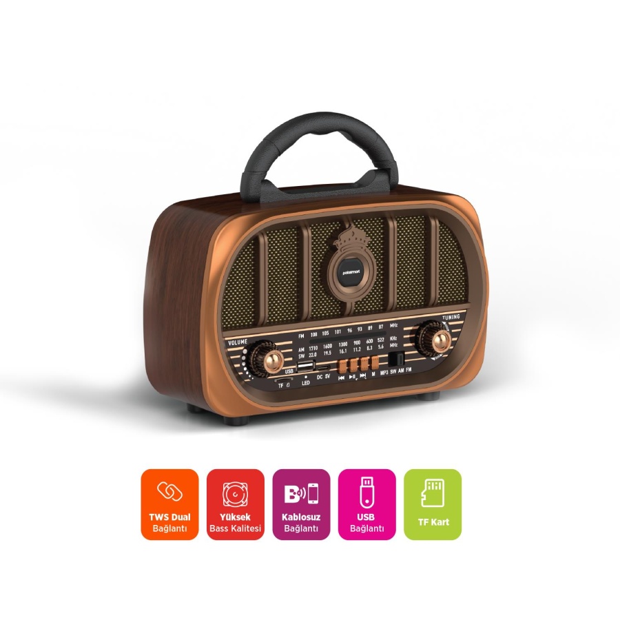 Polosmart FS108 Nostaljik Radyo - 5
