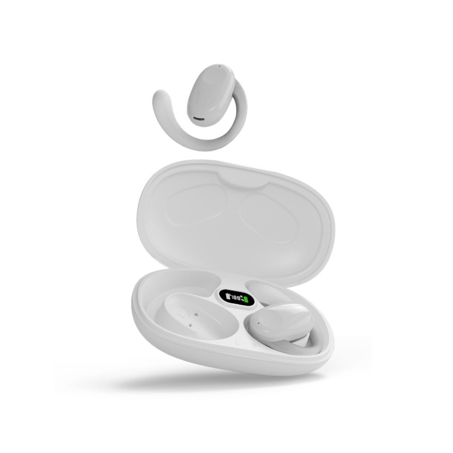 Polosmart FS109 Kablosuz Bluetooth 5.3 Dokunmatik TWS Kulaklık Beyaz - 1