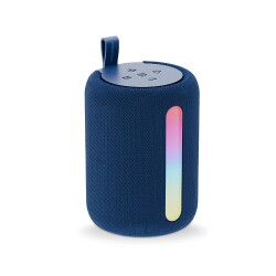 Polosmart FS110 Işıklı Taşınabilir Kablosuz Bluetooth Speaker Hoparlör 1200 mAh Navy - Polosmart