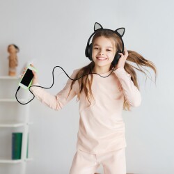 Polosmart FS113 Kablolu Mikrofonlu Stereo Kulak Üstü Kulaklık Siyah - 3