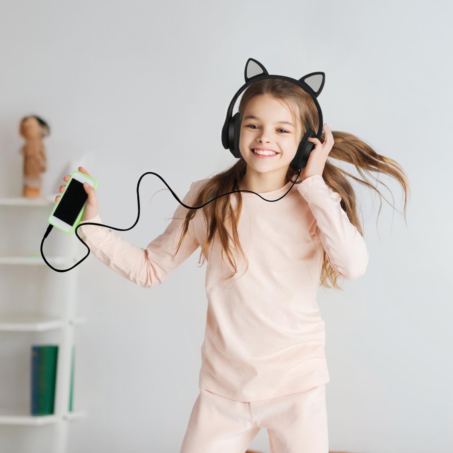 Polosmart FS113 Kablolu Mikrofonlu Stereo Kulak Üstü Kulaklık Siyah - 3