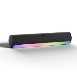 Polosmart FS120 Kablosuz Led Aydınlatmalı Dual Bağlantı Soundbar Siyah - Polosmart