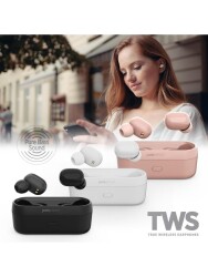 Polosmart FS55 Kablosuz Kulaklık + Polosmart PSSW13 Akıllı Bileklik Set Siyah - 4