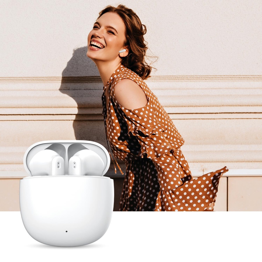 Polosmart FS72 Dokunmatik Kablosuz BT 5.3 TWS Kulaklık Beyaz - 4