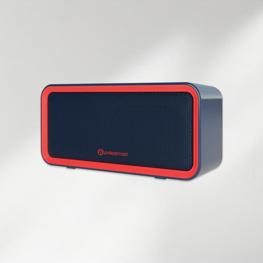 Polosmart FS77 Taşınabilir Şarjlı Kablosuz Bluetooth Speaker Hoparlör Navy Kırmızı - 2