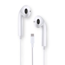 Polosmart FS92 Type-C Girişli Kablolu Kulak İçi Kulaklık Beyaz - Polosmart