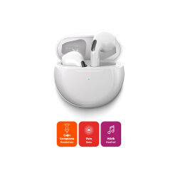 Polosmart FS93 TWS Kablosuz Kulaklık Beyaz - 2