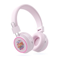 Polosmart FS99 Bluetooth 5.4 17 Saat Müzik AUX/TF Kart Destekli Kablosuz Kulak Üstü Kulaklık Pembe - Polosmart