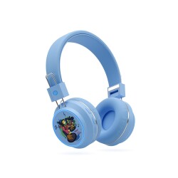 Polosmart FS99 Bluetooth 5.4 17 Saat Müzik AUX/TF Kart Destekli Kablosuz Kulak Üstü Kulaklık Mavi - 1