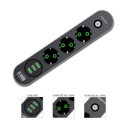 Polosmart MP19 Akım Korumalı Priz - 4
