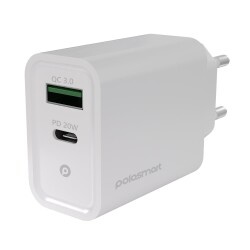 Polosmart PBS104 Quick Charge 3.0 Duvar Şarjı Beyaz - 1