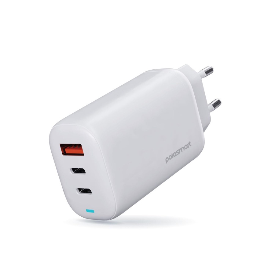 Polosmart PBS122 65W PD Çıkışlı Duvar Şarjı Beyaz - 1