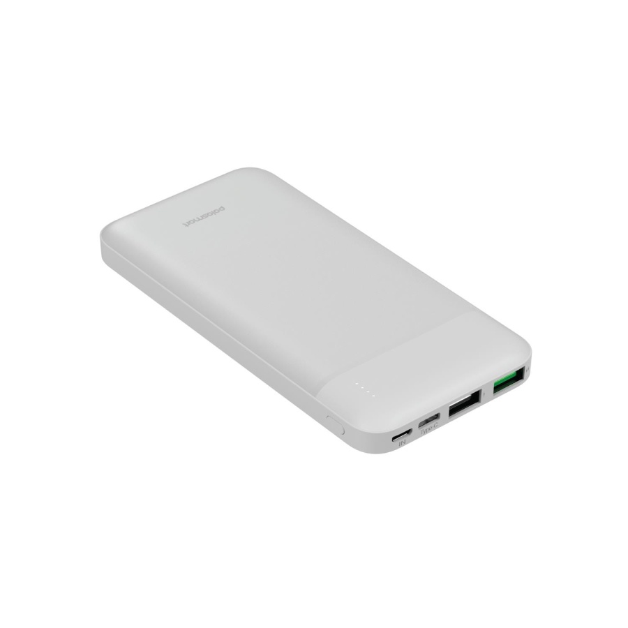 Polosmart PBS123 10.000 mAh 1 Type-C 2 USB Çıkışlı Taşınabilir Şarj Cihazı Powerbank Beyaz - 1