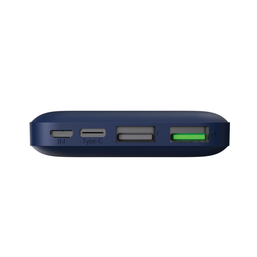 Polosmart PBS123 10.000 mAh 1 Type-C 2 USB Çıkışlı Taşınabilir Şarj Cihazı Powerbank Navy - 2