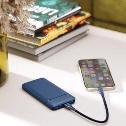 Polosmart PBS123 10.000 mAh 1 Type-C 2 USB Çıkışlı Taşınabilir Şarj Cihazı Powerbank Navy - 3